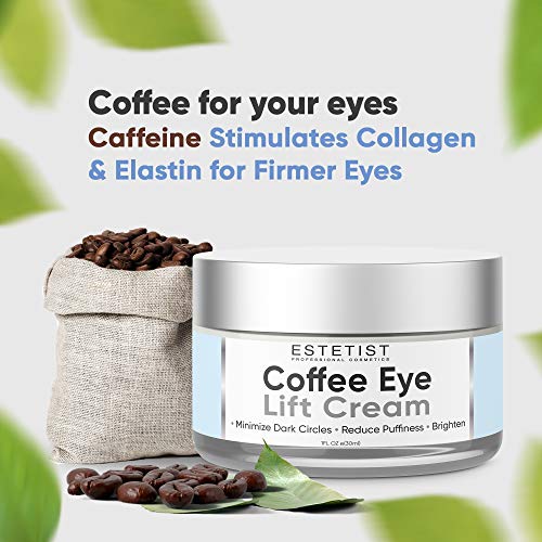 Coffee Eye Lift Cream - Wrinkle Fighting Skin Treatment freeshipping - ESTETIST LLC
