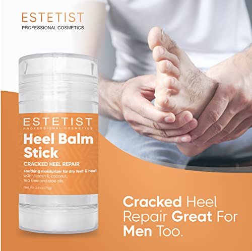 Heel Balm Stick Cracked Foot Repair Foot Cream For Dry Skin Heels Soothing Moisturizer Callus Remover For Dry Irritated Feet With Vitamin E Tea Tree Oil Foot Care Treatment For Women And Men freeshipping - ESTETIST LLC