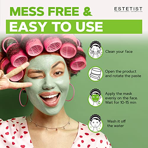 Green Tea Clay Mask Stick Set Purifying Face Mask Replenishing Moisture Deep Pore Cleanser Blackhead Remover Oil Control Skin Detoxifying Anti-Acne Treatment for All Skin Types Pack of 3 freeshipping - ESTETIST LLC
