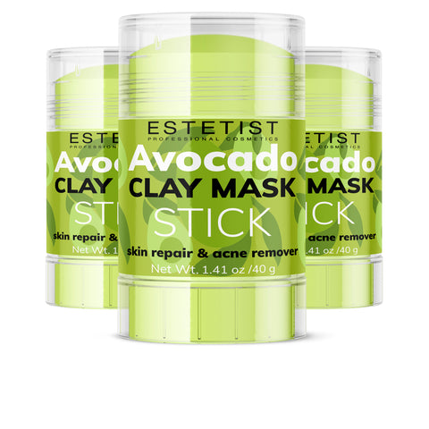 Avocado Clay Mask Stick Set - Skin Repair & Acne Remover