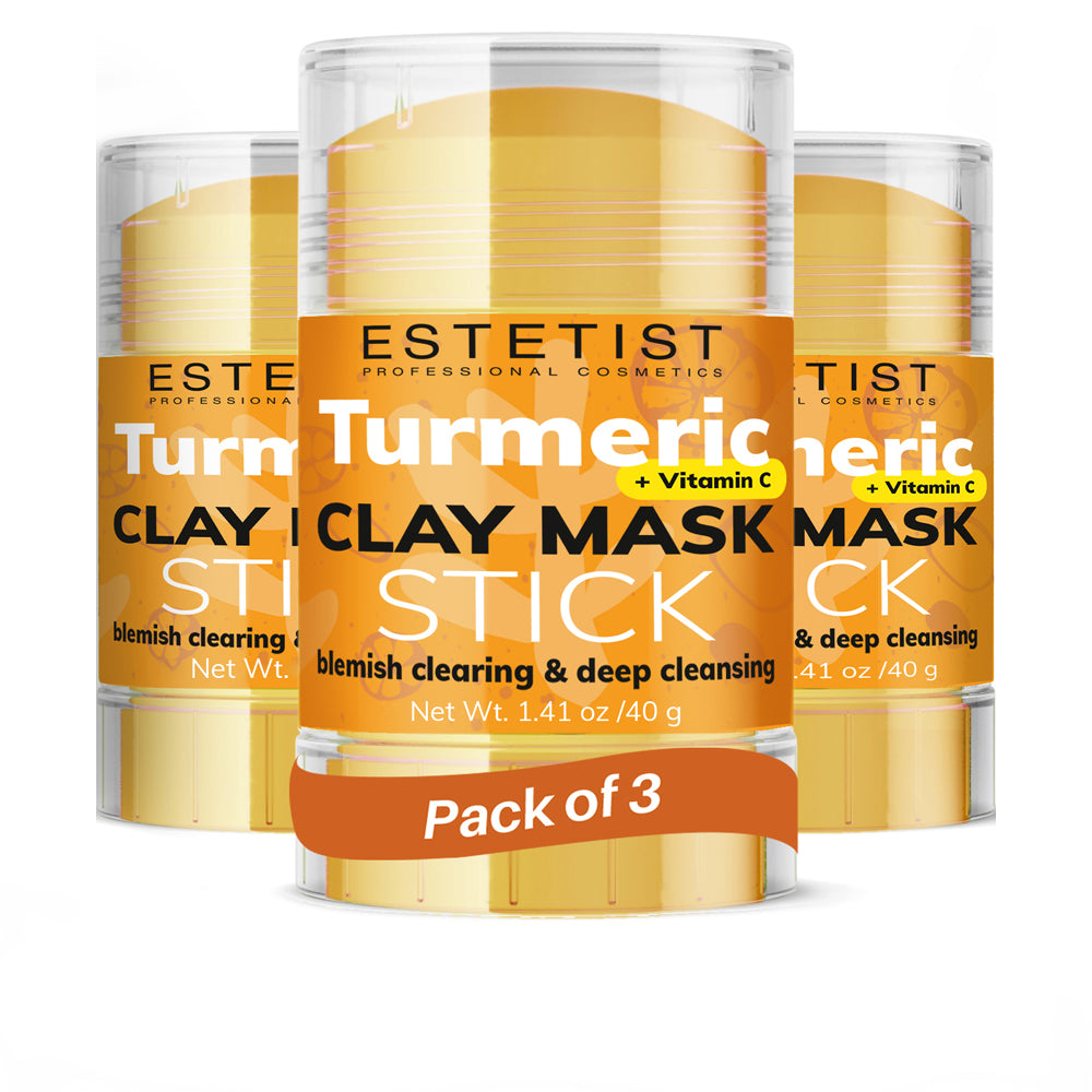 Turmeric Vitamin C Clay Mask Stick - Blemish Clearing & Deep Cleansing